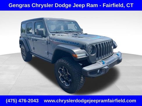 Used 2023 Jeep Wrangler Unlimited Rubicon 4xe w/ Cold Weather Group AWD/4WD image 1