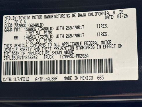 Certified 2026 Toyota Tacoma TRD Off-Road AWD/4WD image 41