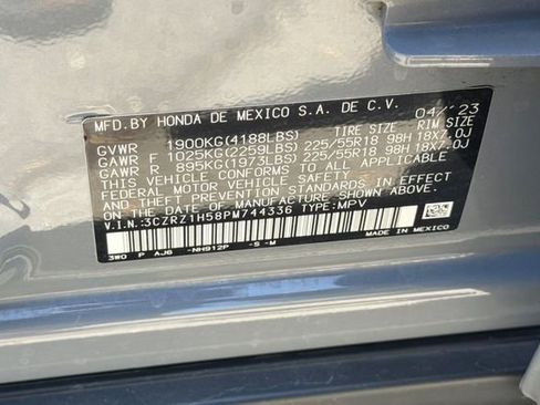 Certified 2023 Honda HR-V Sport image 35
