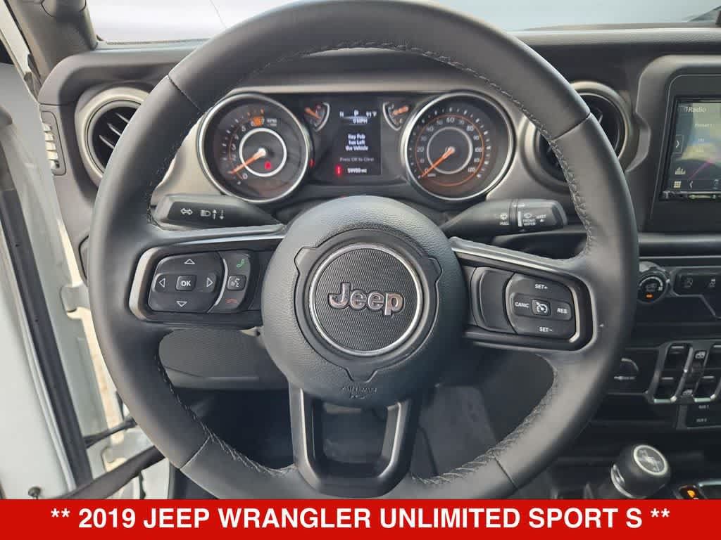 Used 2019 Jeep Wrangler Unlimited Sport S AWD/4WD image 22