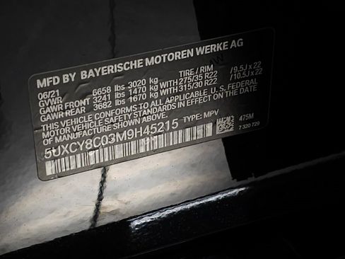 Used 2021 BMW X6 M50i w/ Executive Package image 43