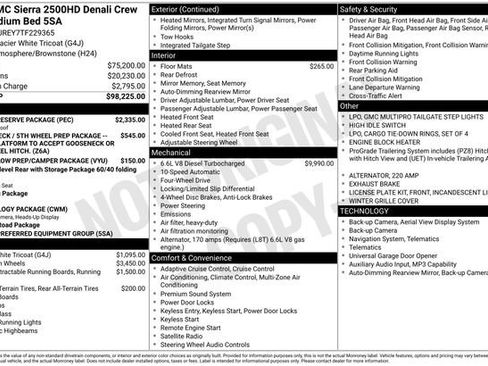 New 2026 GMC Sierra 2500 Denali w/ Denali Reserve Package AWD/4WD image 4
