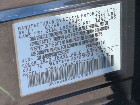 Certified 2024 Nissan Sentra S FWD image 27