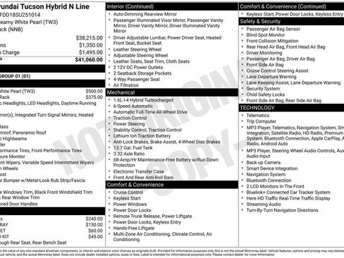 Used 2025 Hyundai Tucson N Line AWD/4WD image 17