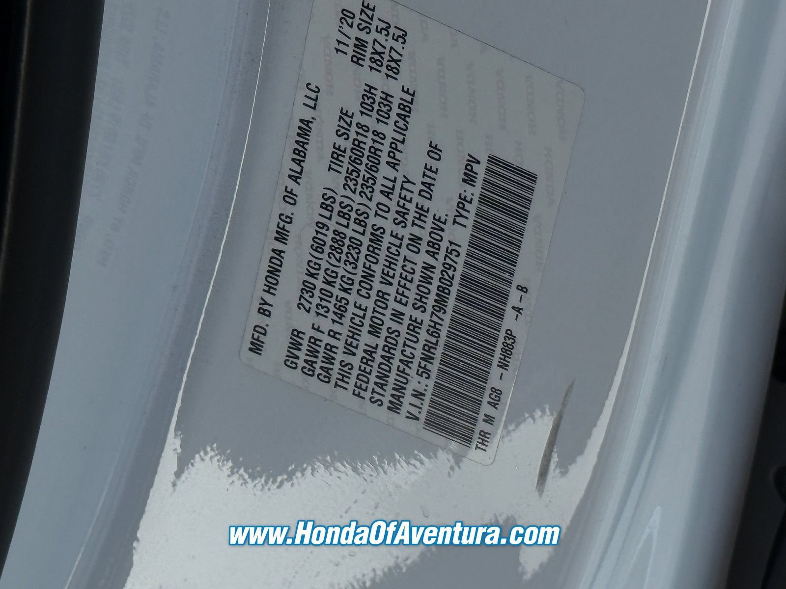 Used 2021 Honda Odyssey EX-L image 20