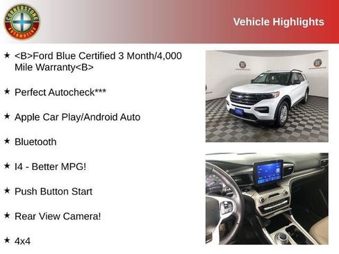Certified 2023 Ford Explorer XLT w/ Equipment Group 202A AWD/4WD image 2