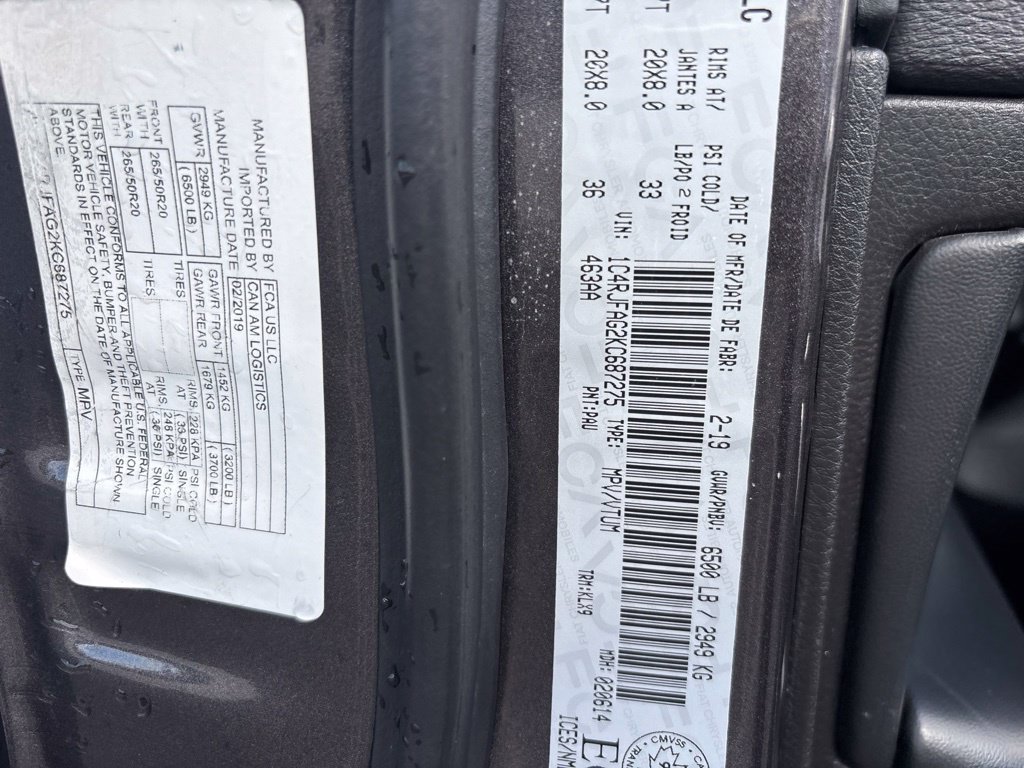 Used 2019 Jeep Grand Cherokee Altitude AWD/4WD image 18