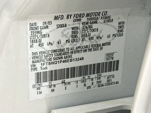 Used 2006 Ford F250 4x4 Crew Cab Super Duty image 26