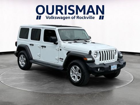 Used 2021 Jeep Wrangler Unlimited Sport w/ Sun And Sound Package AWD/4WD image 1