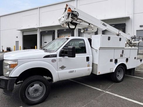 Used 2016 Ford F550 2WD Regular Cab Super Duty w/ Snow Plow Prep Package image 1