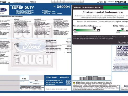 New 2026 Ford F250 Lariat w/ Black Appearance Package image 11