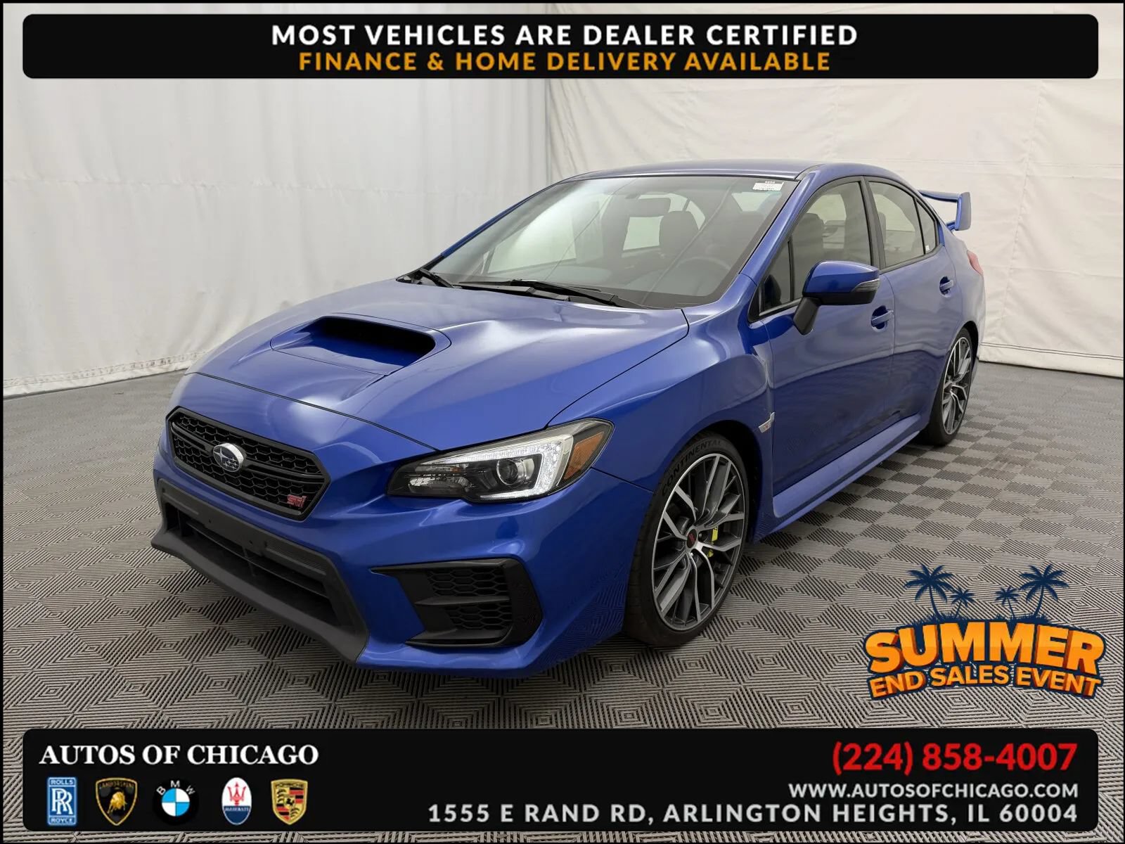 Used 2020 Subaru WRX STI AWD/4WD image 1