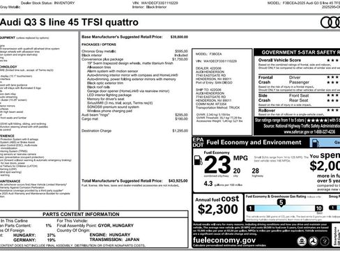 New 2025 Audi Q3 2.0T Premium image 32