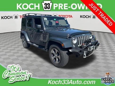 Used 2016 Jeep Wrangler Unlimited Sahara w/ Connectivity Group AWD/4WD image 1