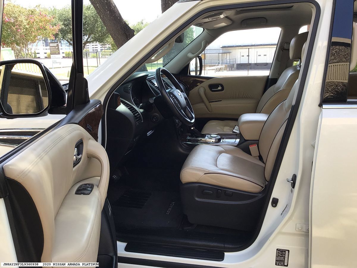 Used 2020 Nissan Armada Platinum w/ Captain's Chairs Package RWD image 3