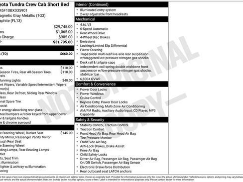 Used 2011 Toyota Tundra 2WD CrewMax w/ Tow Pkg image 28