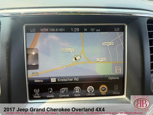 Used 2017 Jeep Grand Cherokee Overland w/ Jeep Active Safety Group AWD/4WD image 28