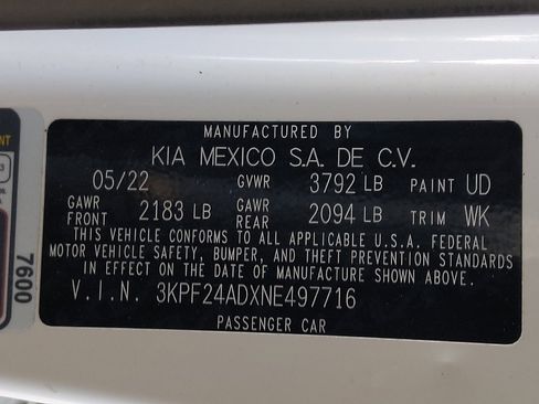 Used 2022 Kia Forte Sedan FWD image 33