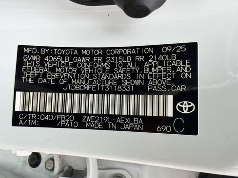 Used 2026 Toyota Corolla LE FWD image 19