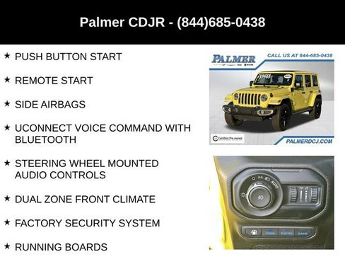 Certified 2022 Jeep Wrangler Unlimited Sahara 4xe w/ Cold Weather Group image 18