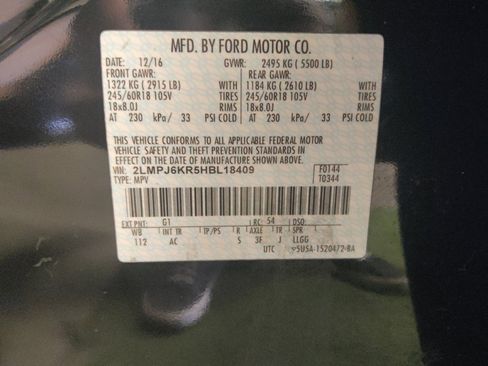 Used 2017 Lincoln MKX Select w/ Select Plus Package FWD image 33