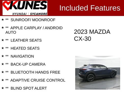 Used 2023 MAZDA CX-30 2.5 Turbo w/ Premium Package image 2