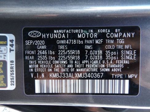 Used 2021 Hyundai Tucson SEL w/ Cargo Package FWD image 28
