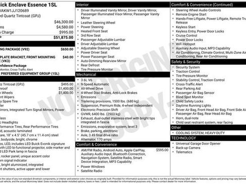 Used 2018 Buick Enclave Essence w/ Trailering Package image 5