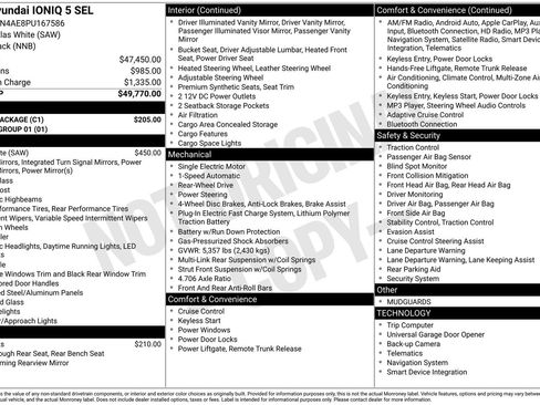 Used 2023 Hyundai Ioniq 5 SEL w/ Cargo Package image 1