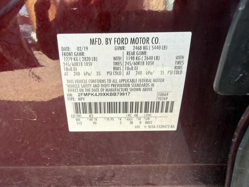 Used 2019 Ford Edge SEL w/ Equipment Group 201A AWD/4WD image 33