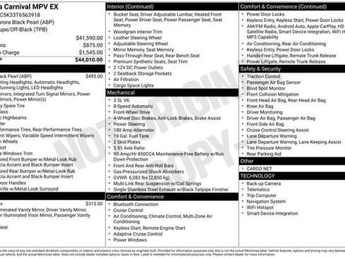 Used 2026 Kia Carnival EX image 5