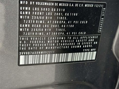 Certified 2022 Volkswagen Tiguan SE R-Line image 19