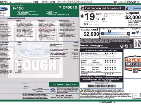 Used 2019 Ford F150 Lariat w/ Equipment Group 502A Luxury image 12