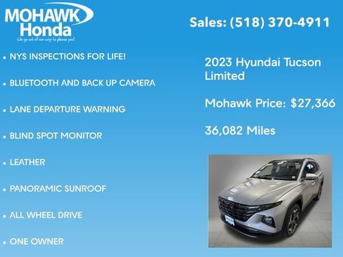 Used 2023 Hyundai Tucson Limited AWD/4WD image 7