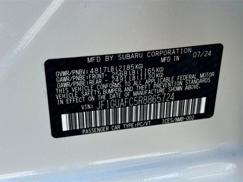 Certified 2024 Subaru Impreza 2.0i Sport image 29