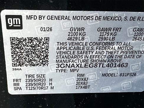 New 2026 Chevrolet Equinox RS w/ Convenience Package III image 26