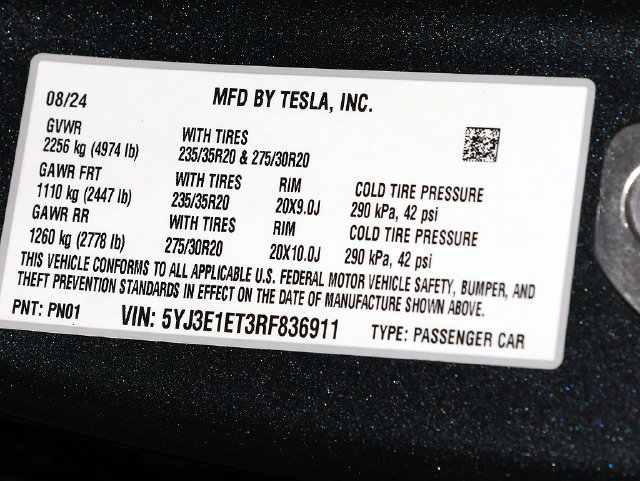 Used 2024 Tesla Model 3 Performance AWD/4WD image 35