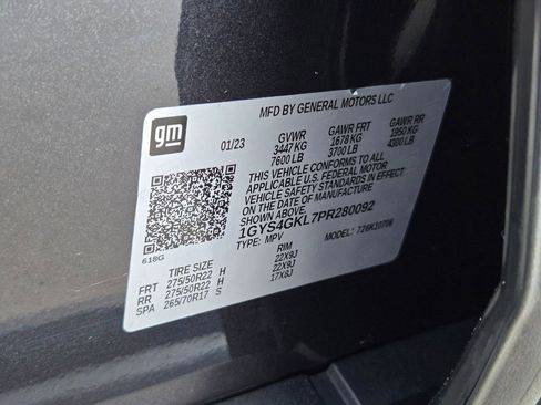 Used 2023 Cadillac Escalade Sport Platinum w/ LPO, Floor Liner Package image 35