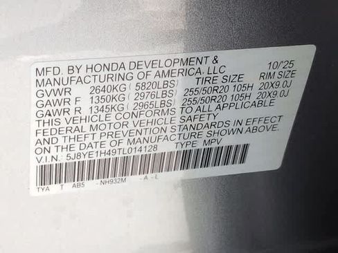 Certified 2026 Acura MDX SH-AWD w/ Technology Package image 39