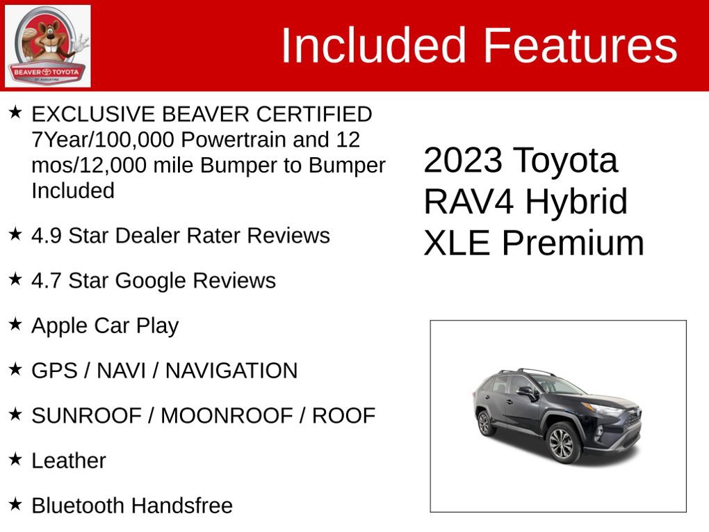 Used 2023 Toyota RAV4 XLE Premium AWD/4WD image 4