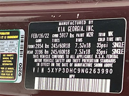 Used 2022 Kia Telluride EX w/ Towing Package image 35