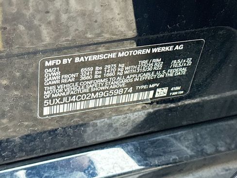 Used 2021 BMW X5 M50i w/ Executive Package AWD/4WD image 46