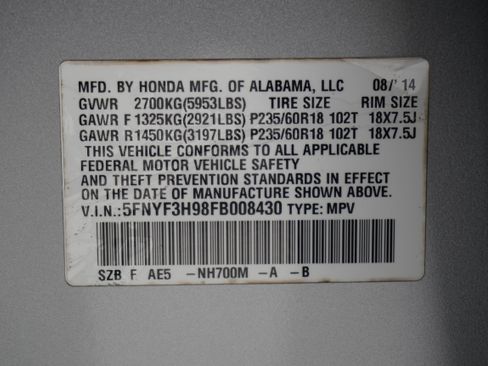 Used 2015 Honda Pilot Touring image 34