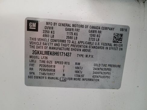 Used 2017 GMC Terrain SLE FWD image 33