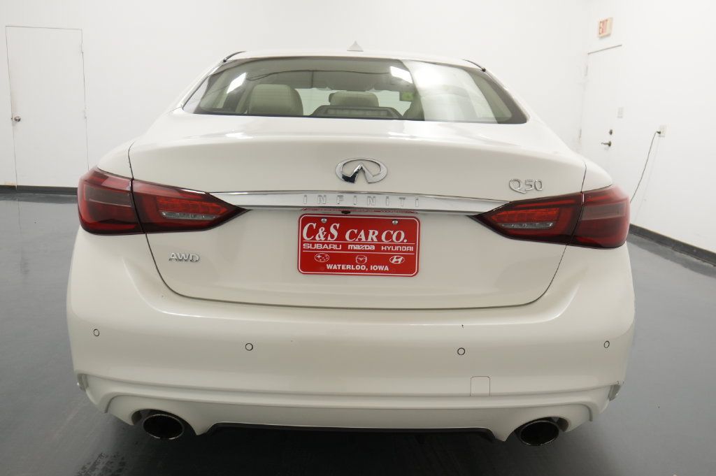 Used 2018 INFINITI Q50 Luxe w/ All Weather Package (L93) AWD/4WD image 8