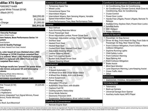 Certified 2024 Cadillac XT6 Sport image 13