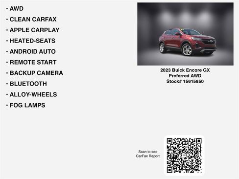 Certified 2023 Buick Encore GX Preferred w/ Cold Weather Comfort Package image 7