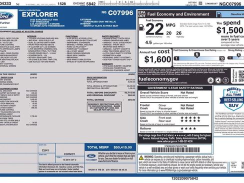 Used 2022 Ford Explorer XLT w/ Equipment Group 202A image 15