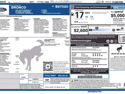 Used 2023 Ford Bronco Badlands AWD/4WD image 6