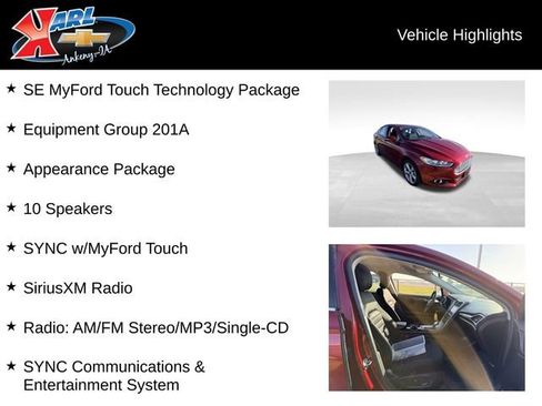 Used 2016 Ford Fusion SE image 2